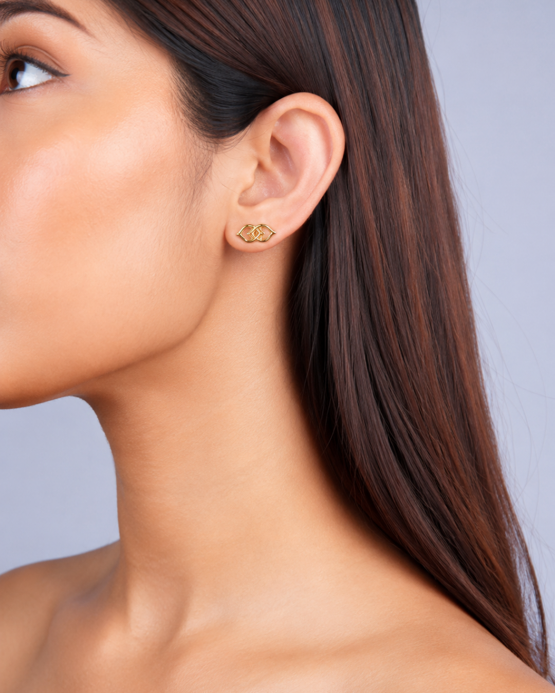 ARQUISE GEOMETRIC STUD EARRINGS