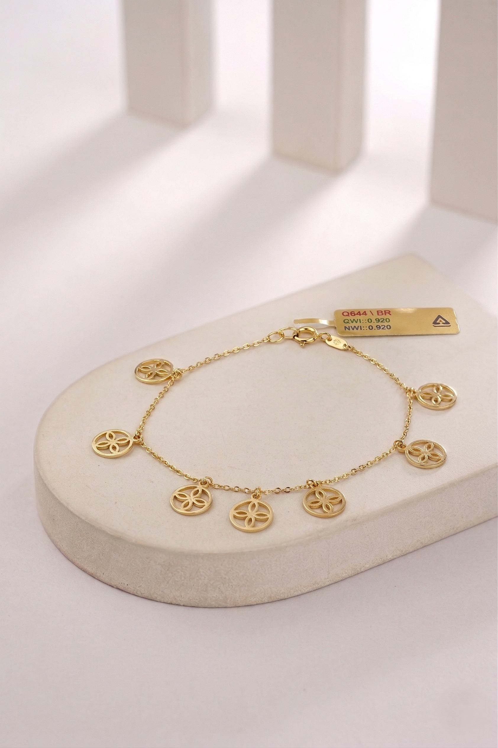 FLORAL CHARM BRACELET