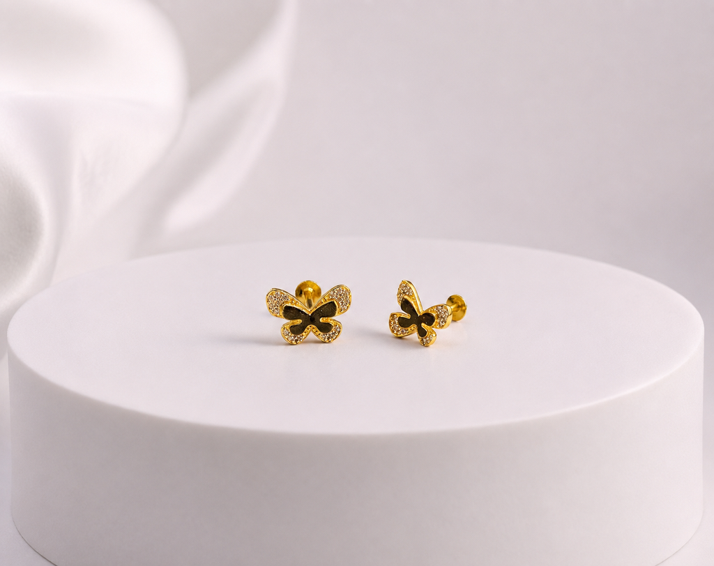 BUTTERFLY FILIGREE EARRINGS
