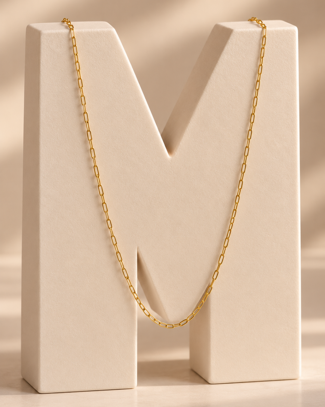 GOLD PAPERCLIP CHAIN