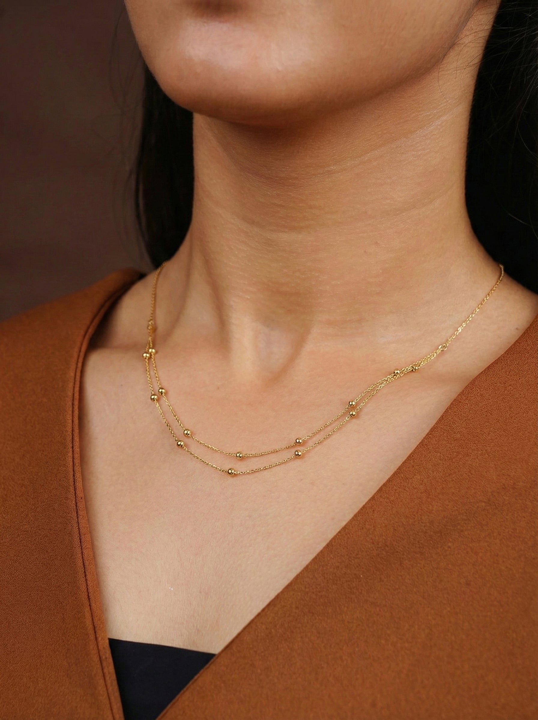 DOUBLE LAYER BALL CHAIN