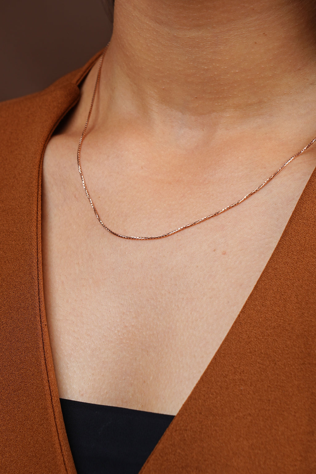 PLAIN ROSE GOLD CHAIN