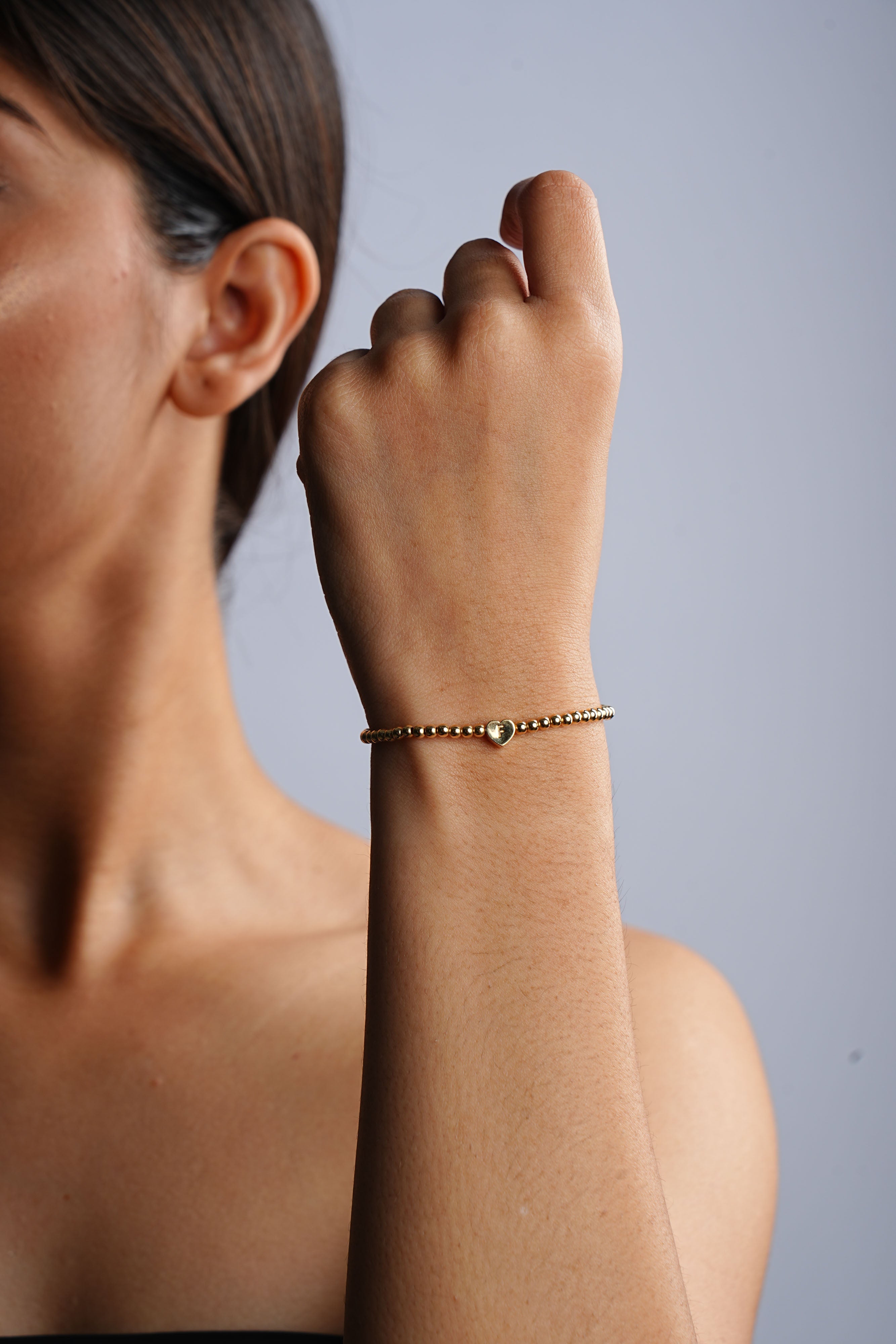 F LETTER BRACELET