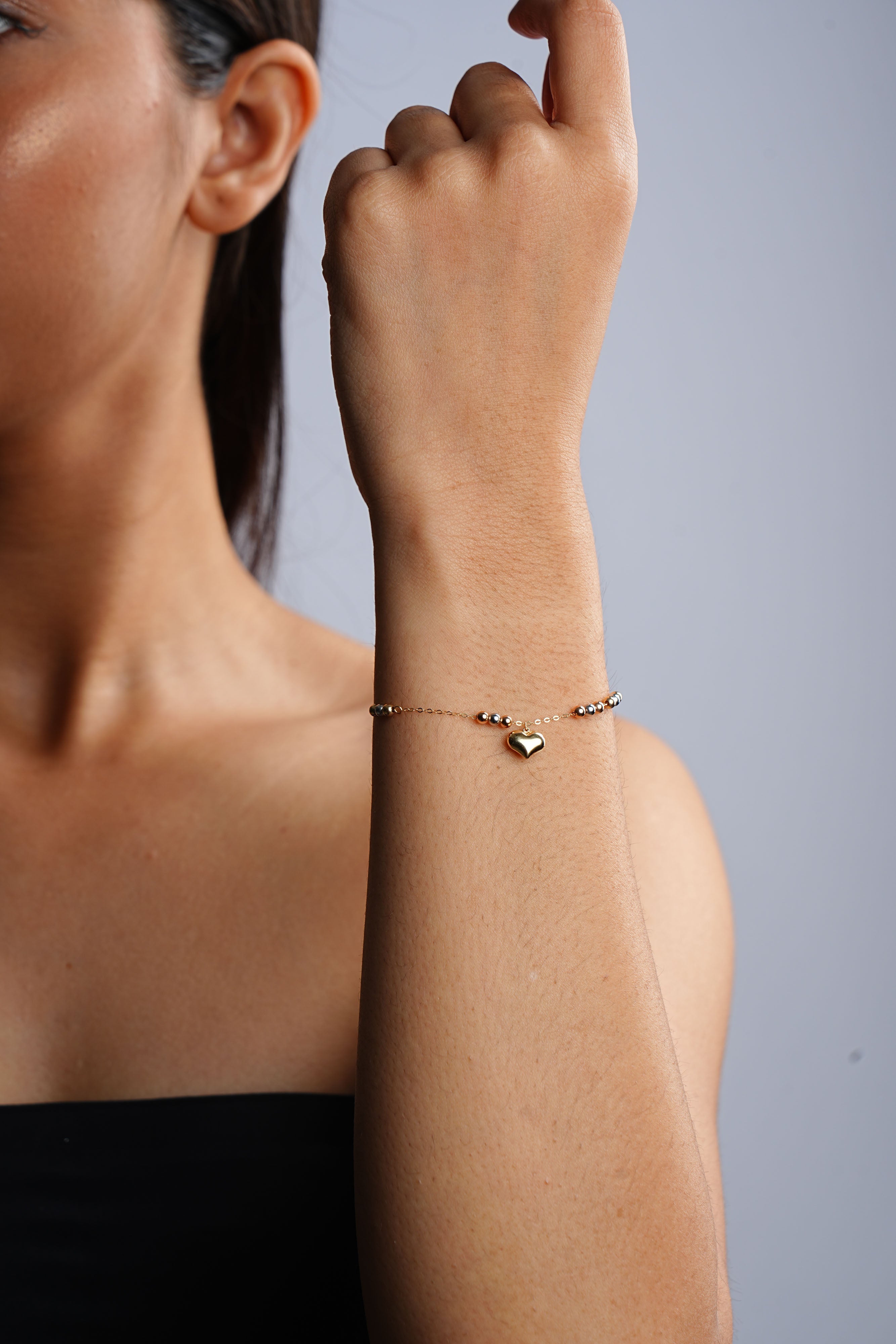 LOVE DROP CHAIN BRACELET