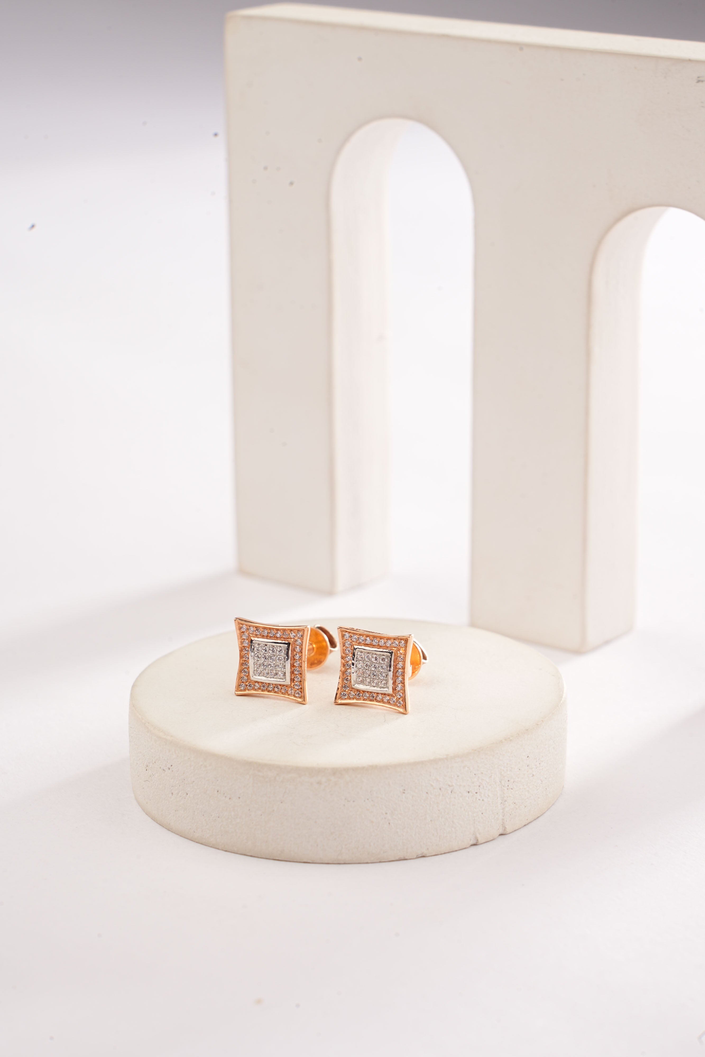 STAR BLUE ENARMEL EARRINGS