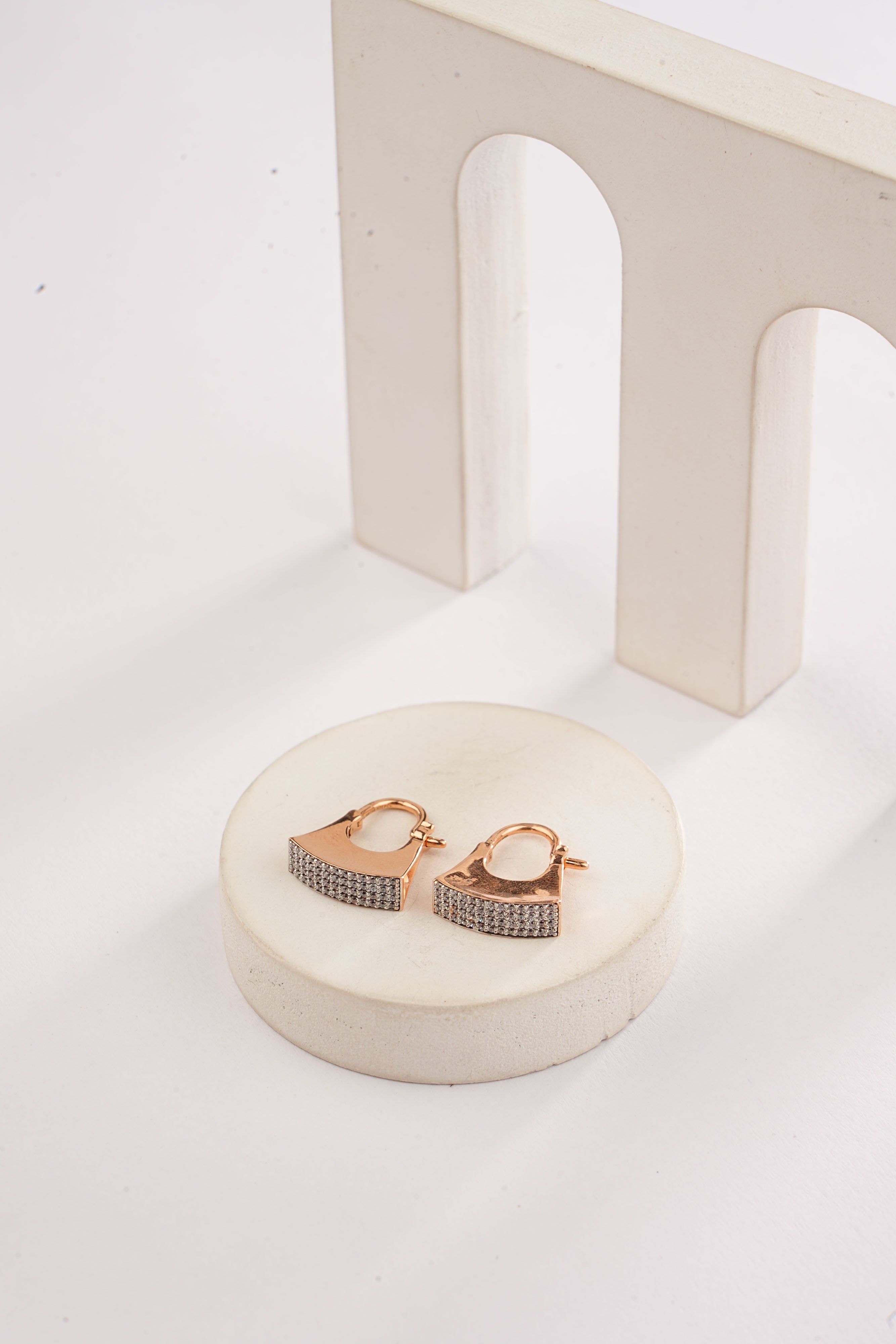 MINI HANDBAG DROP LOOPS EARRINGS