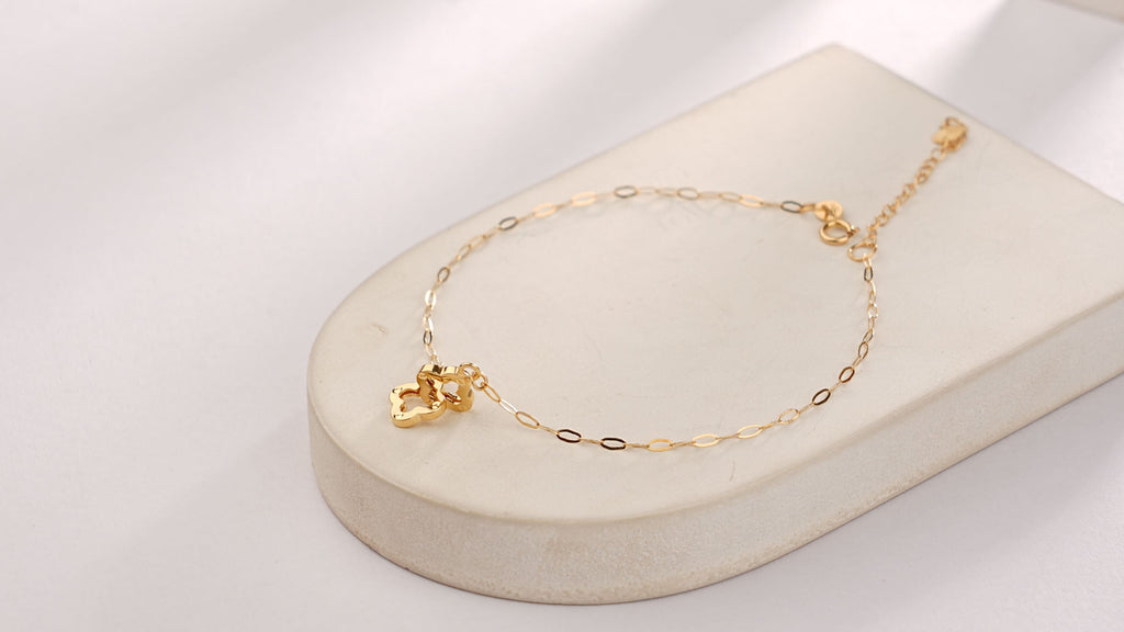 FOREVER FLORAL LINK BRACELET