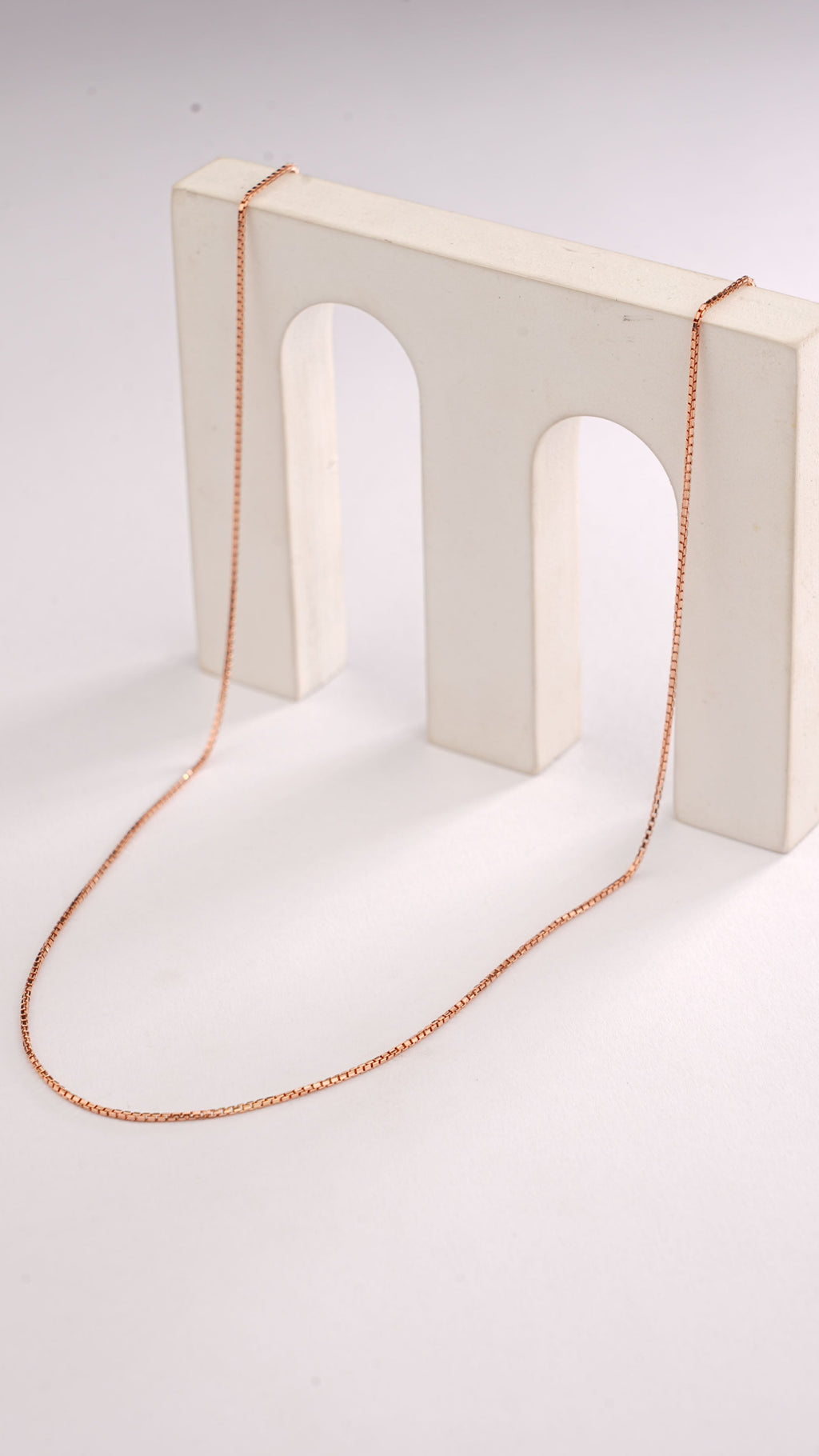 PLAIN ROSE GOLD CHAIN