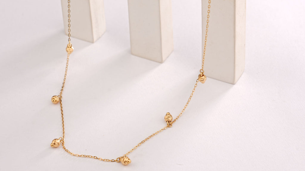 BALL DROP CHARM NECKLACE