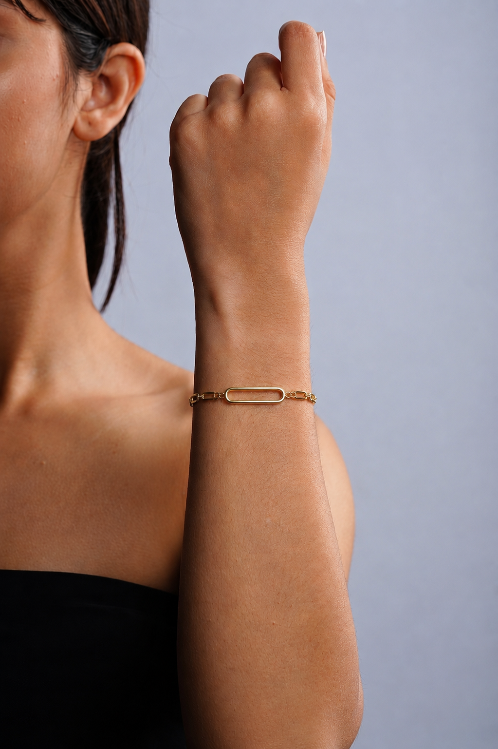 CHIC PAPERCLIP EXTENDER BRACELET