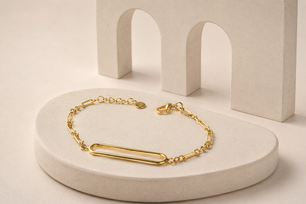 CHIC PAPERCLIP EXTENDER BRACELET