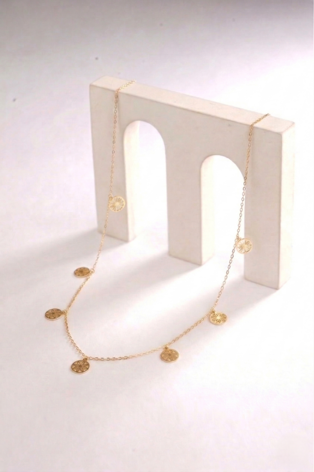 MANDALA DISC STATION NECKLACE