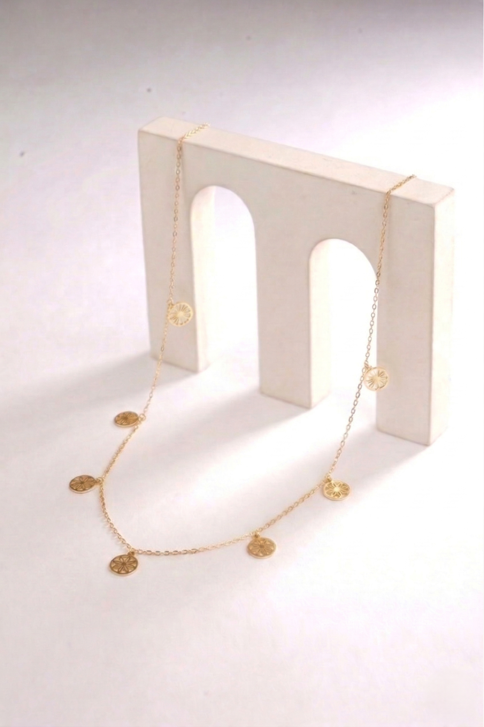 MANDALA DISC STATION NECKLACE